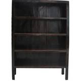 Antique Chinese Large Black  Book Case