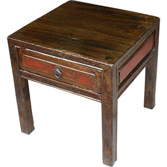 Original Chinese Side Table with Drawer
