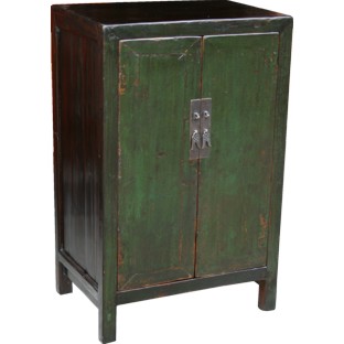 Chinese Antique Green Cabinet