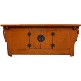Original Orange/Yellow Sideboard w/Carvings
