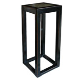 Black Stone Inlay Side Table/Plant Table