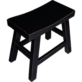 Black Low Stool