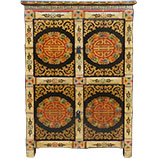 Tibetan Medium Cabinet Hand Painted 
