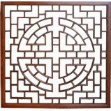 Light Lacquer Oriental Window Panel