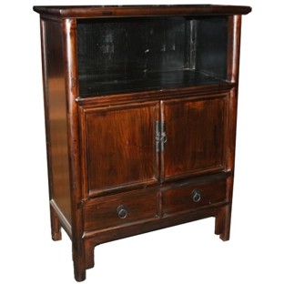 Brown Medium Display Cabinet