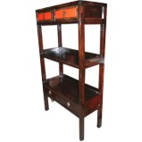 Antique Open Ends Chinese Bookshelf