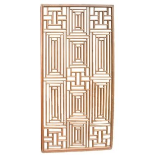 Wood Carved Wall Hanging Screen