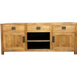 Natural Wood Low Sideboard/TV Unit