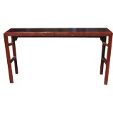 Original Reddish Brown Hall Table