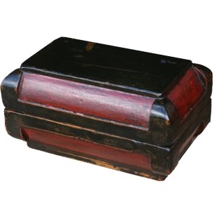 Original Painted Wood Food Box