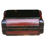 Original Painted Wood Food Box