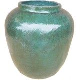 Large Turquoise Decorative Barrel