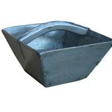 Grey Lacquer Grain Basket