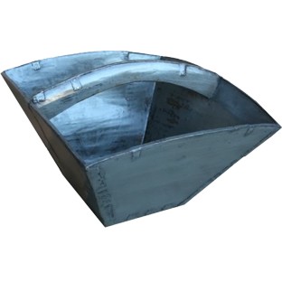 Grey Lacquer Grain Basket