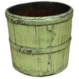 Green Antique Rice Bucket