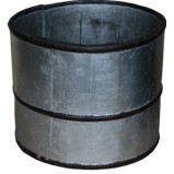 Silver Leaf Chinese Wood Bucket