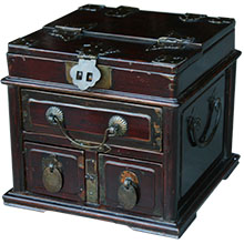 Original Wood Carved Jewellery Box