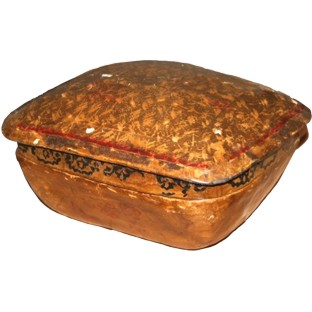 Chinese Vintage Cane Food Container with decor pattern