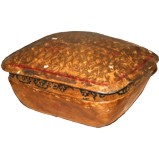 Chinese Vintage Cane Food Container with decor pattern