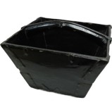 Black Lacquer Grain Basket