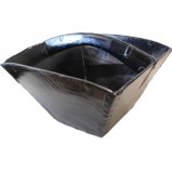 Black Lacquer Grain Basket