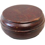 Antique Brown Lacquer Box