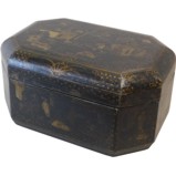 Antique Black Lacquer Box