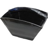 Black Lacquer Grain Basket
