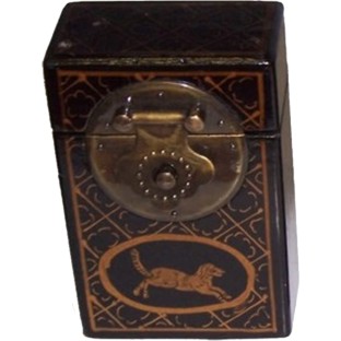 Black Card Painted Box - Animal