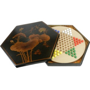 Chinese Checkers Dragonfly Black