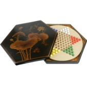 Chinese Checkers Dragonfly Black