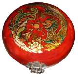 Red Round Dragon Compass