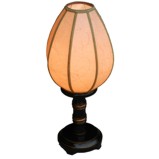 Black Candle Light Style Lamp with Lampshade