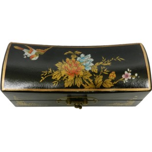 Black Medium Pillow Shape Treasure Box