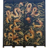 Nine Dragons Room Divider Screen