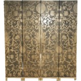 French Gold Room Divider Screen - Sun Flowers