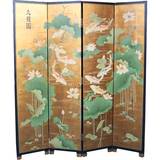 The Gold Koi Fish Room Divider Screen