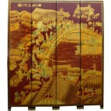 Ancient Chinese City Life Red Screen