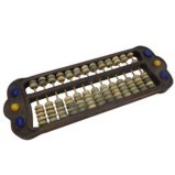 Vintage Chinese Jade Bead Abacus