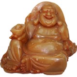 Stone Buddha Maitreya Treasure Holding
