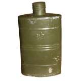 Vintage Crusted Chinese Army HIP-Flask