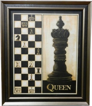 Wall Hanging Chess Pieces Display Queen