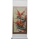 Chinese Scroll - Red Plum Blossom