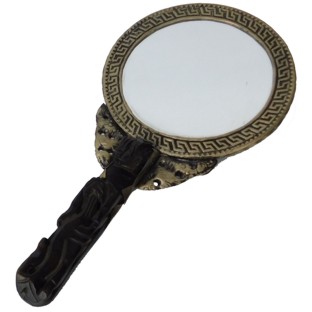Vintage Hand Mirror - Round Shape