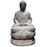 Buddha Master Antique Bronze Statue