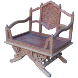 Vintage Thai Howdah Elephant Chair