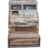 Iron Rustic Cash Register