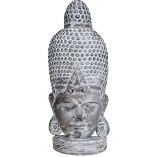 Thai Buddha Face Wall Hanging Statue